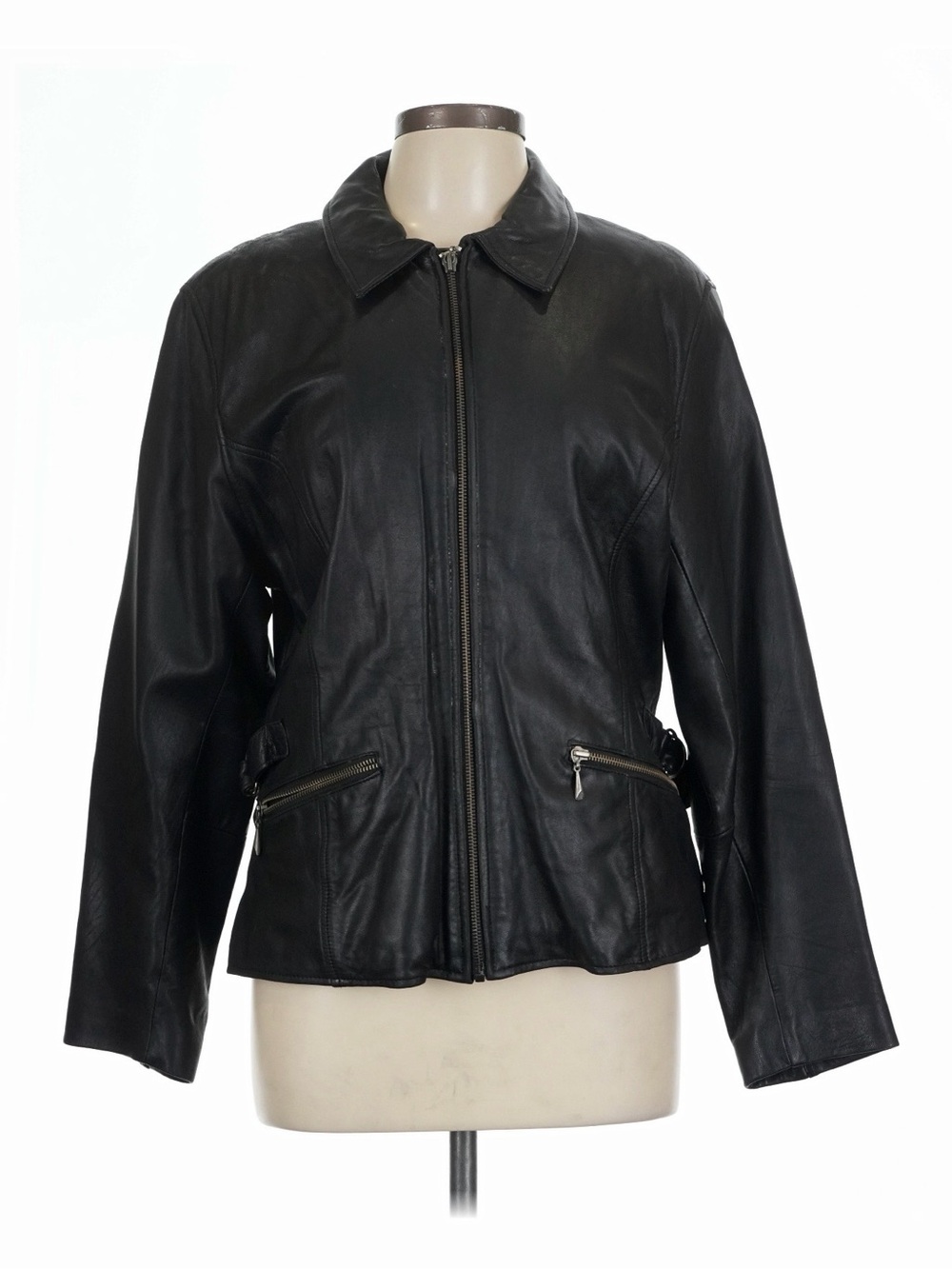 Vintage Barneys New York Black Leather Jacket